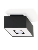 INSP. DESIGNERSKA LAMPA , Plafon MONO 1 Czarny , biały SOLLUX LED!