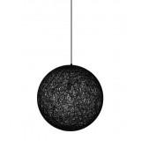 INSP. Lampa wisząca 60 cm , czarna , biała
