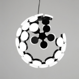 INSP. ASTRO Globe Nowoczesna Lampa LED Ø 55cm czarno biała