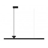 INSP. Minimalistyczna lampa wisząca Linear 2 Led 88 cm czarna