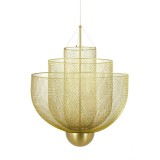 INSP. King Home Designerska Lampa wisząca ILLUSION S 45 złota - LED